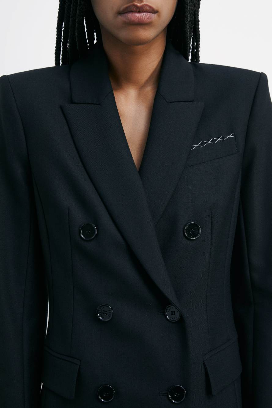 Двубортный блейзер "ESSENTIAL", Черный, Patrizia Pepe