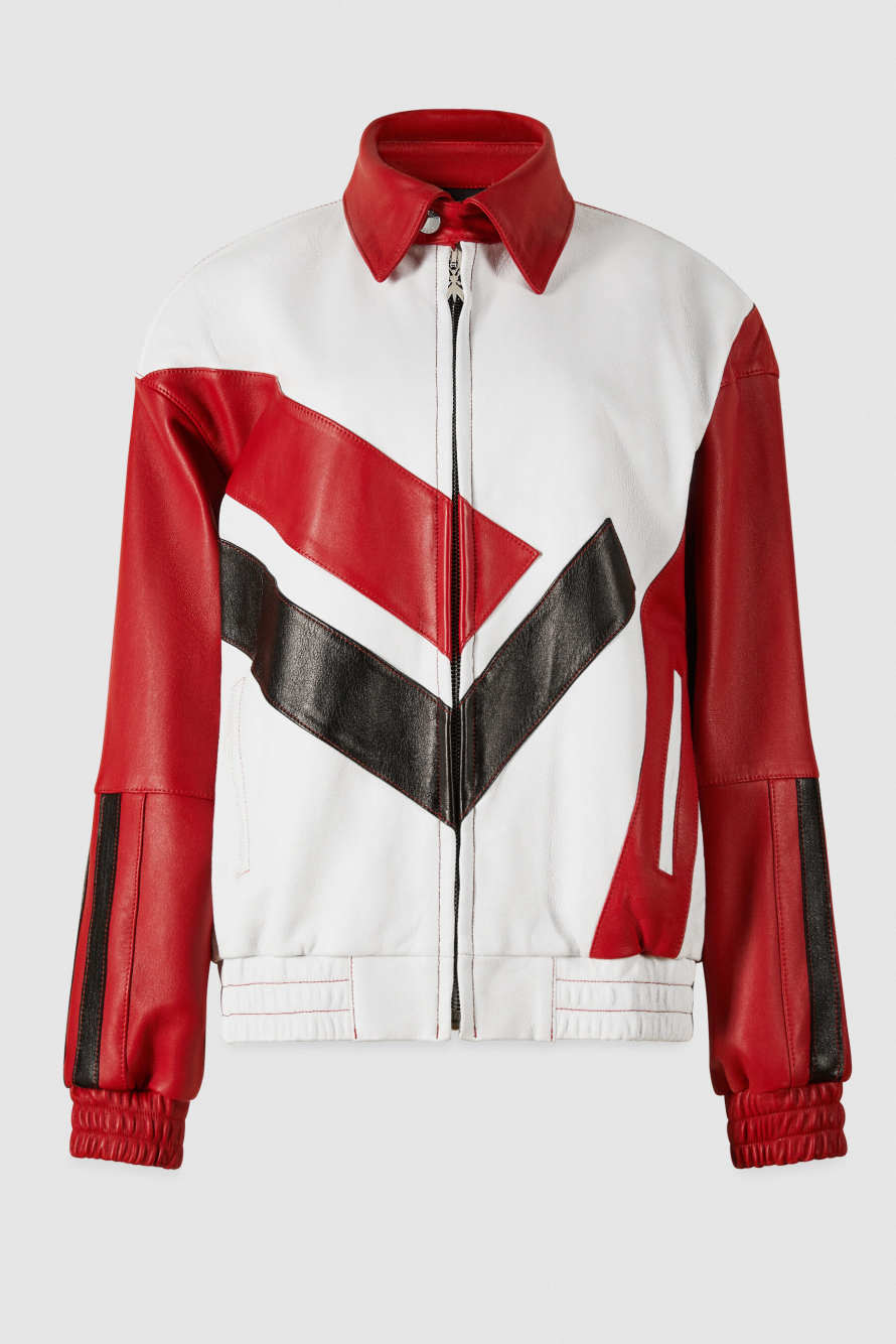 Бомбер Flag Japan, Белый, Patrizia Pepe