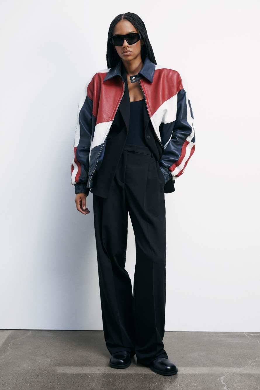 Бомбер Flag UK, Синий, Patrizia Pepe