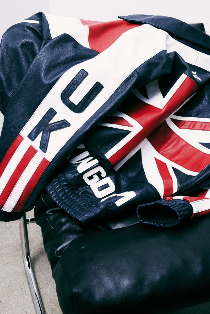 Бомбер Flag UK, Синий, Patrizia Pepe