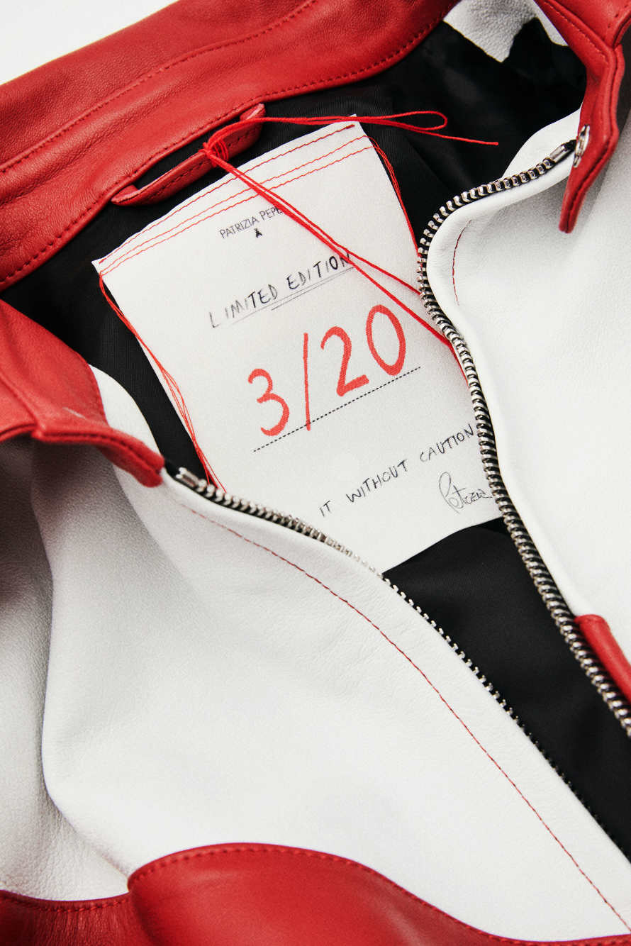 Бомбер Flag Japan, Белый, Patrizia Pepe