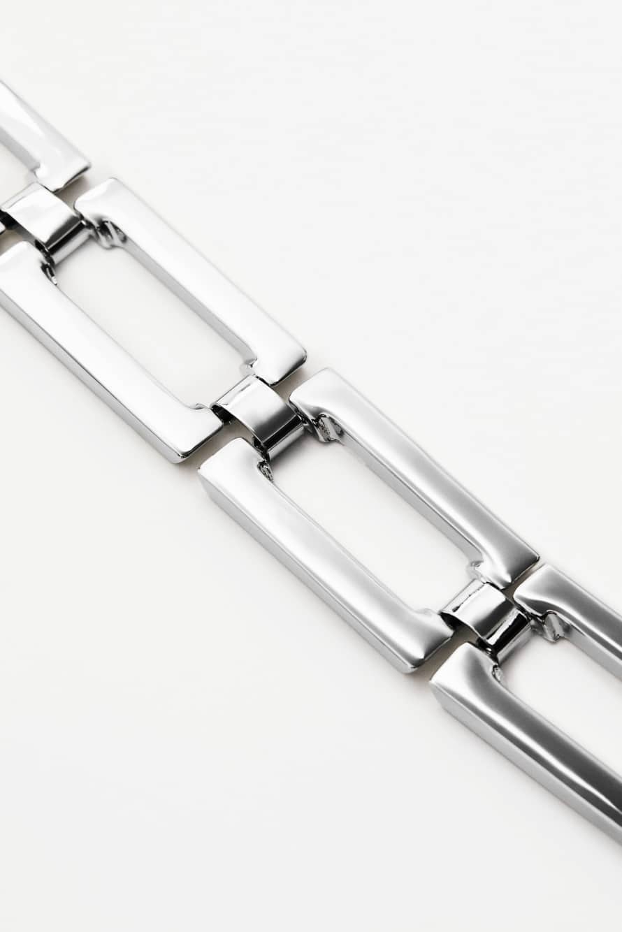 Collana Metal Square, Argento, Patrizia Pepe