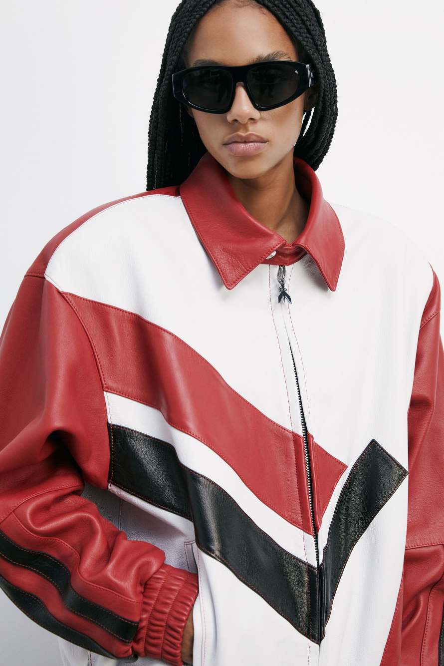 Бомбер Flag Japan, Белый, Patrizia Pepe