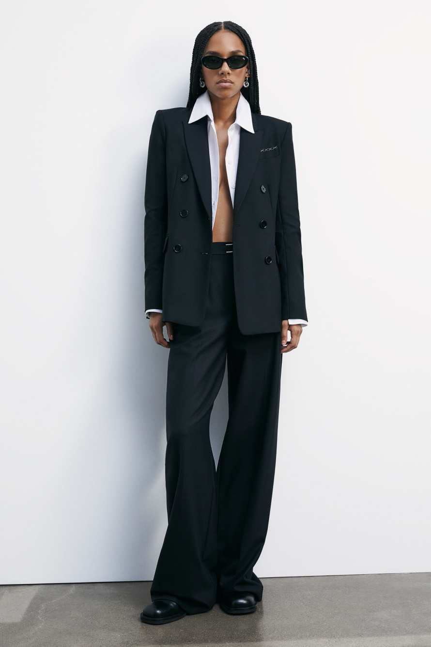 Брюки-палаццо "ESSENTIAL", Черный, Patrizia Pepe