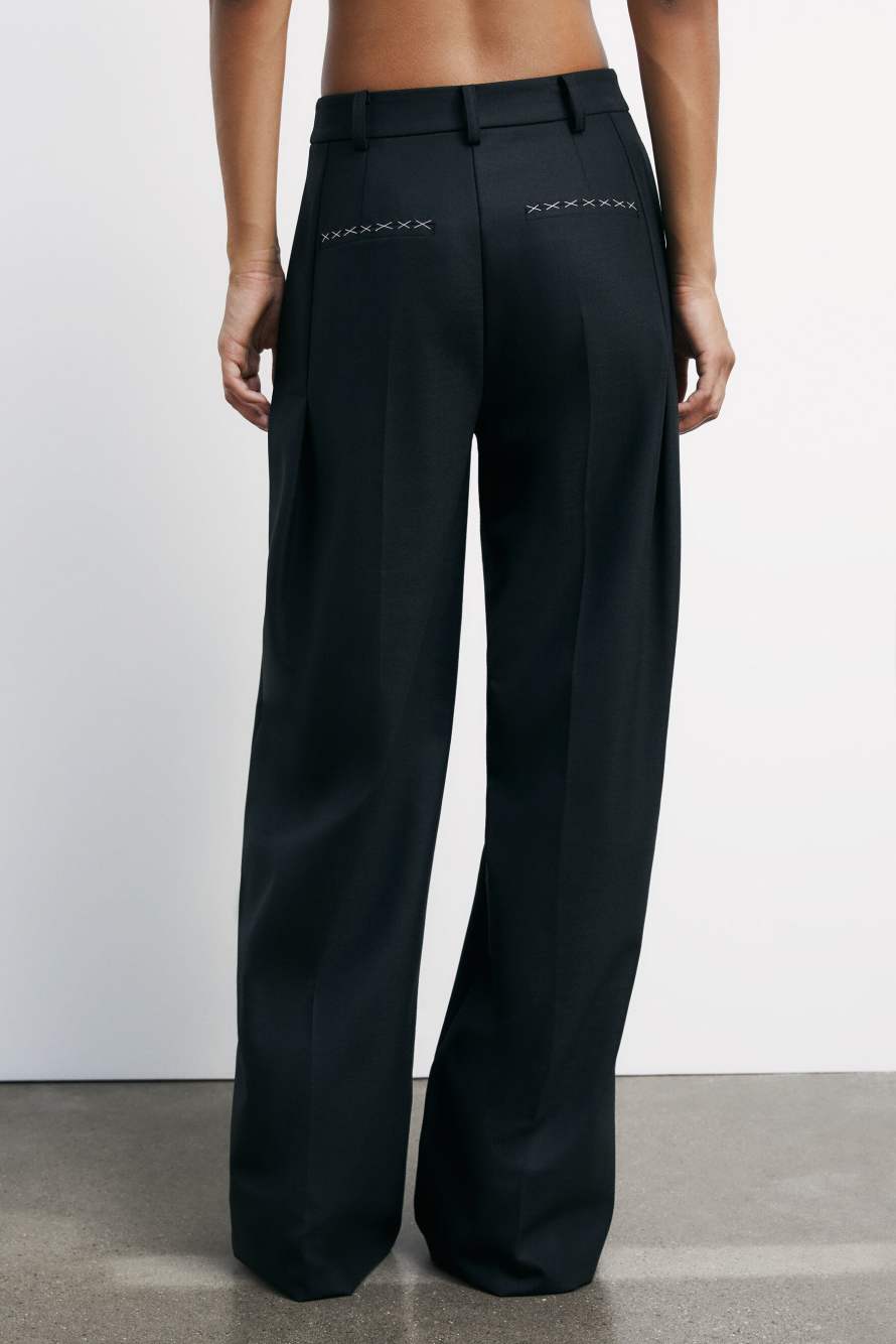 Брюки-палаццо "ESSENTIAL", Черный, Patrizia Pepe