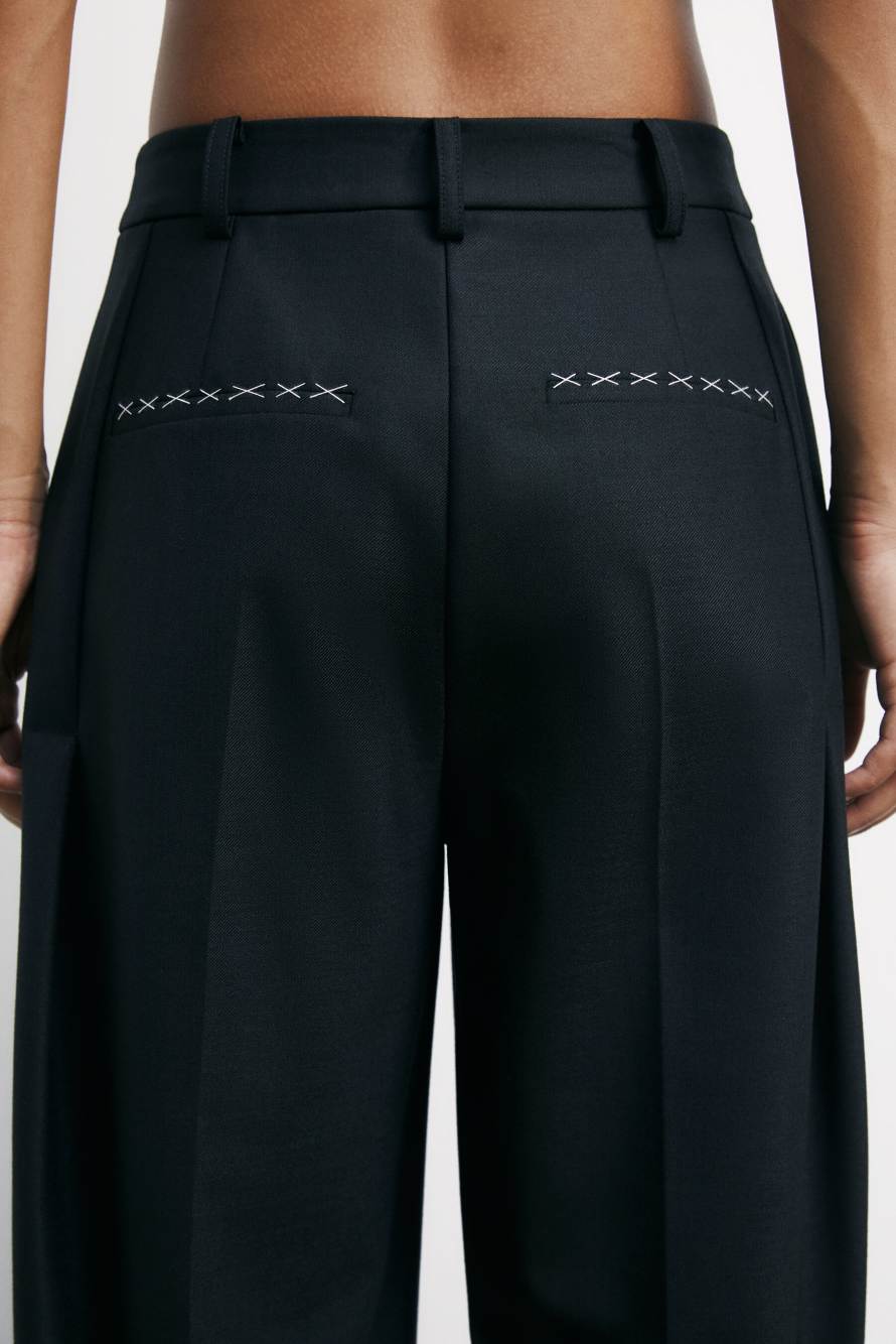 Брюки-палаццо "ESSENTIAL", Черный, Patrizia Pepe