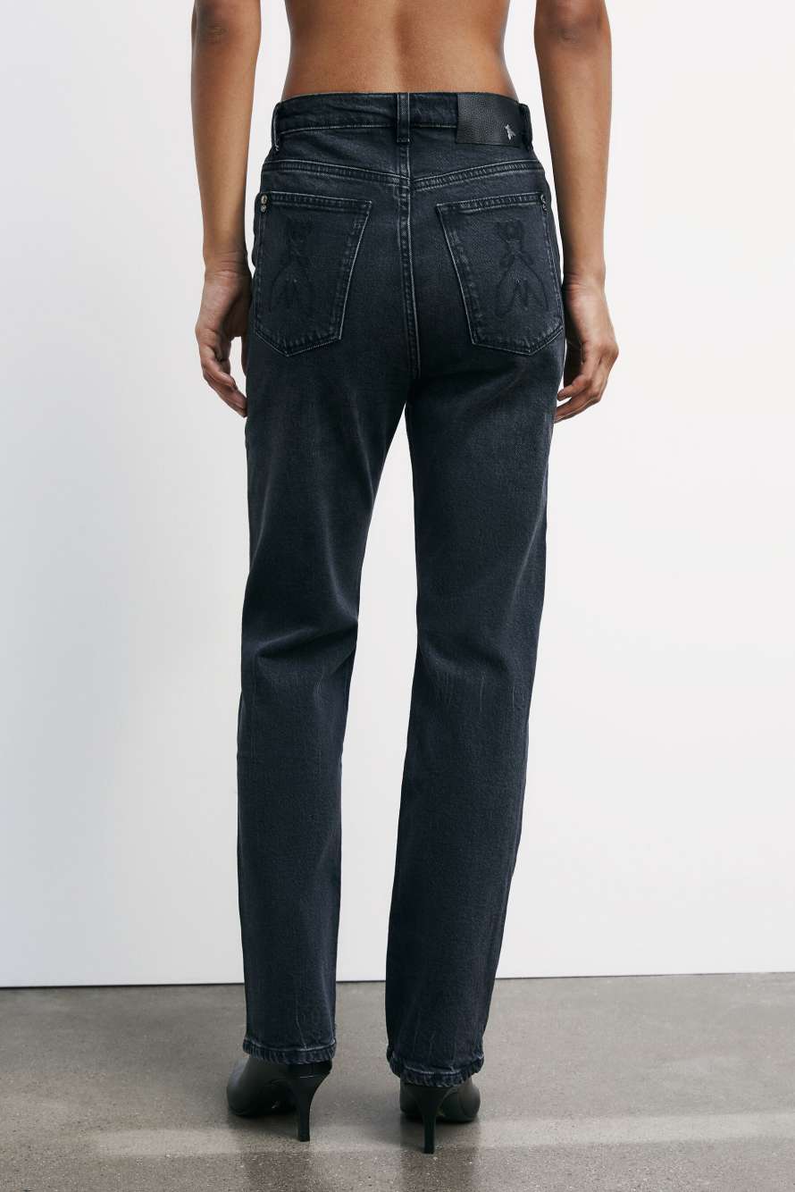 Прямые узкие джинсы, Черный, Patrizia Pepe