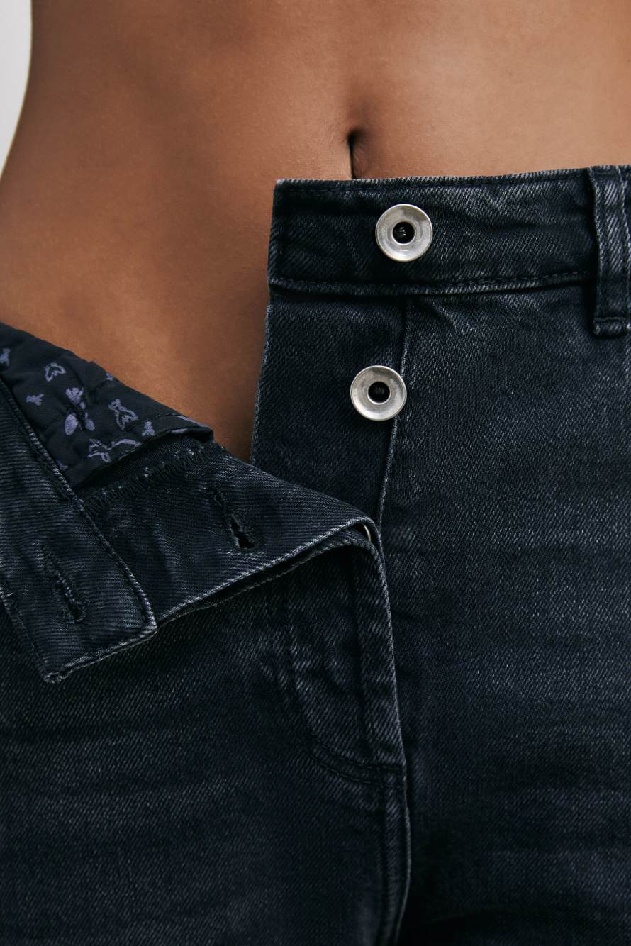 Прямые узкие джинсы, Черный, Patrizia Pepe