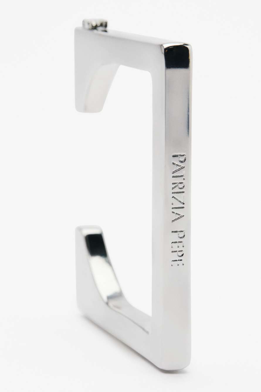 Metal Square bracelet, Silver, Patrizia Pepe