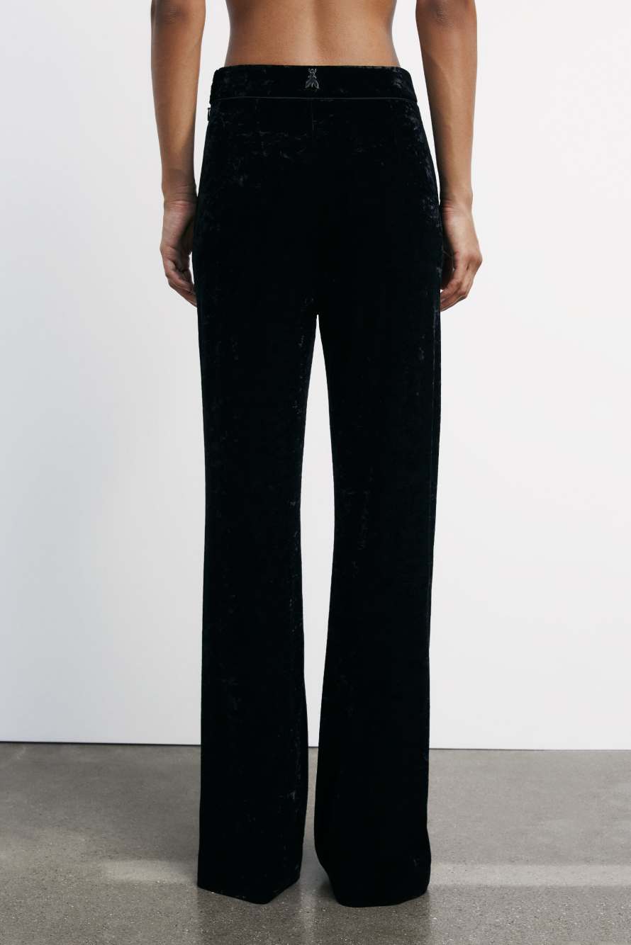 Pantalon en velours "ESSENTIAL", Noir, Patrizia Pepe