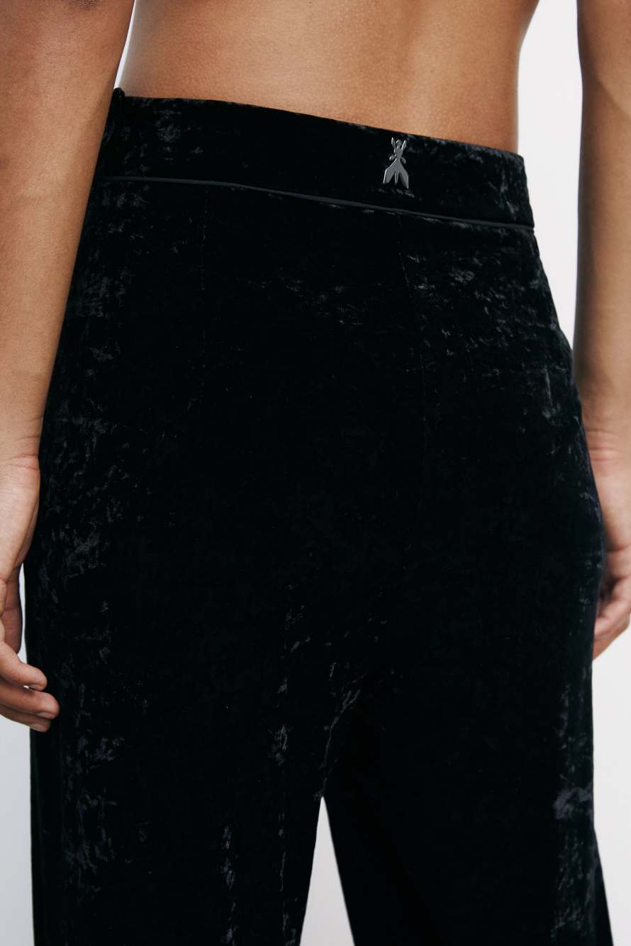 Pantalon en velours "ESSENTIAL", Noir, Patrizia Pepe