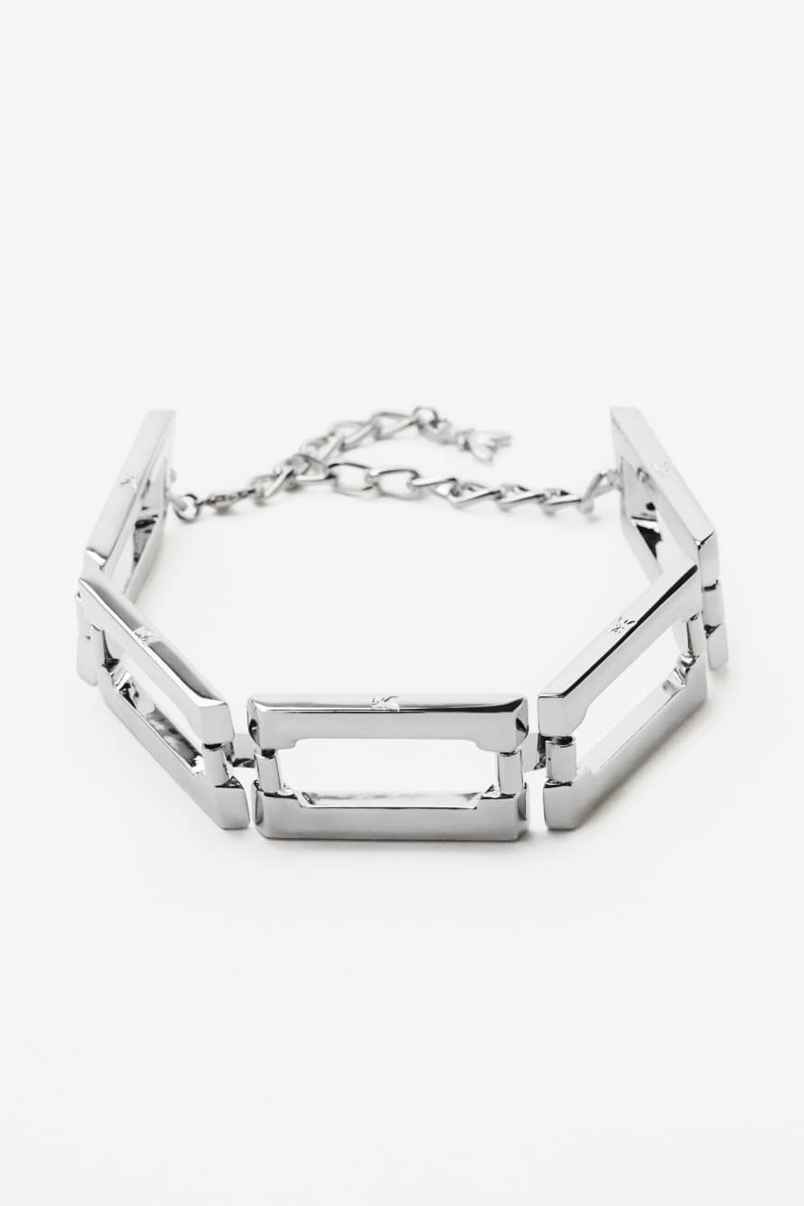 Collana Metal Square, Argento, Patrizia Pepe
