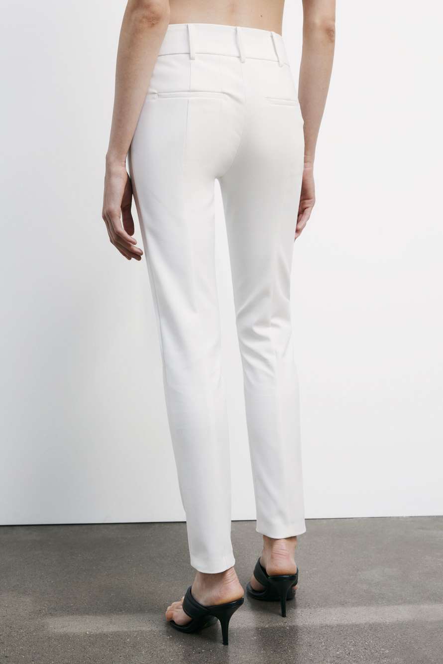 Узкие брюки, Белый, Patrizia Pepe