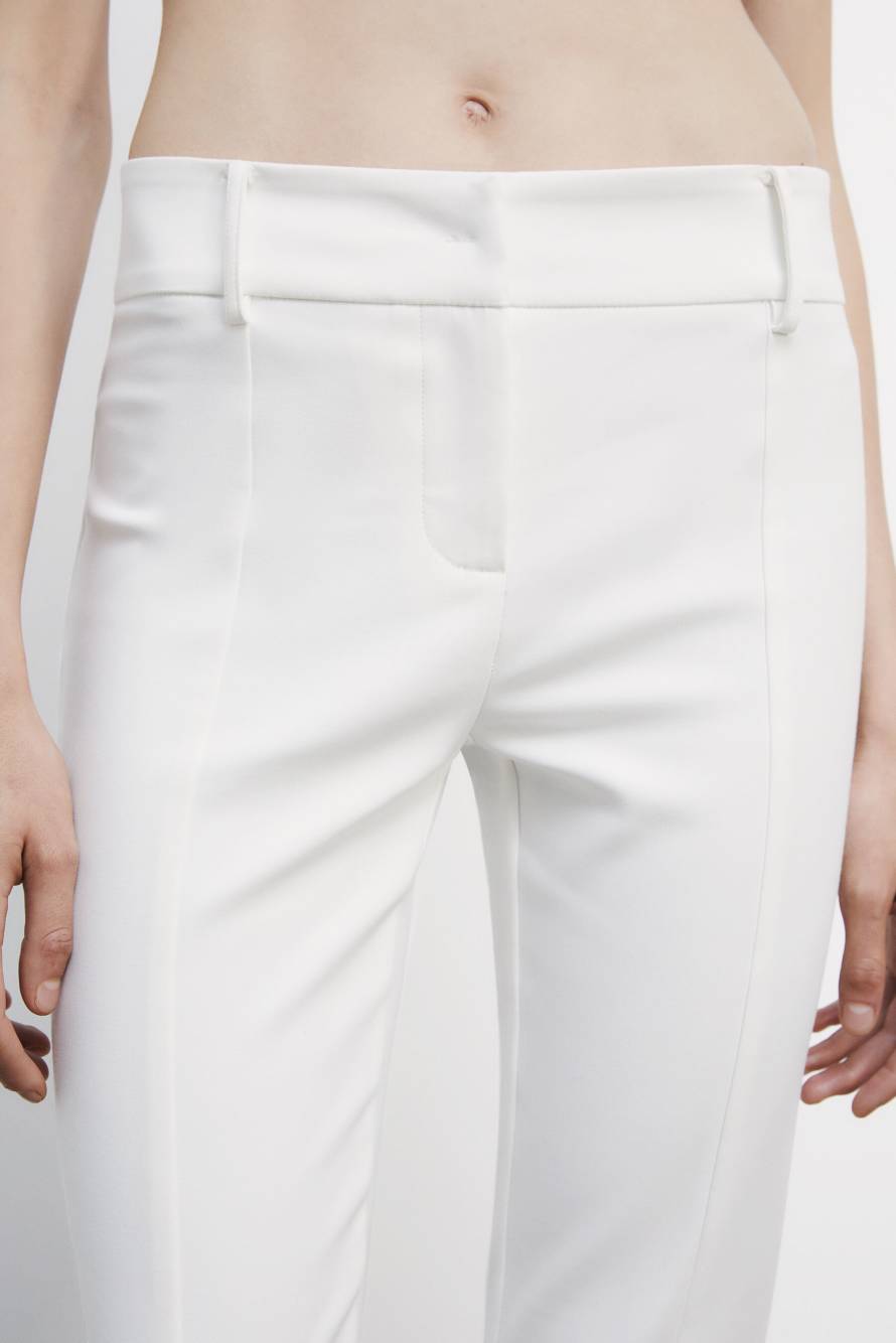 Узкие брюки, Белый, Patrizia Pepe