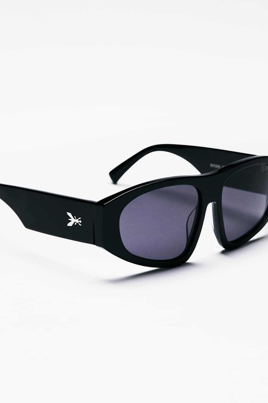 Visor Sunglasses, Black, Patrizia Pepe