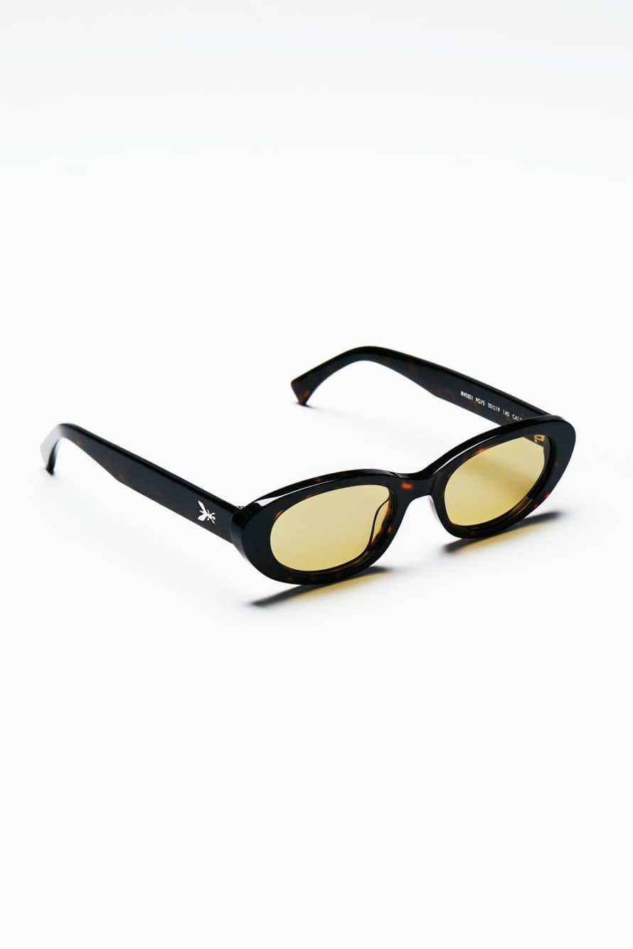 Овальные солнцезащитные очки, Коричневый, Patrizia Pepe