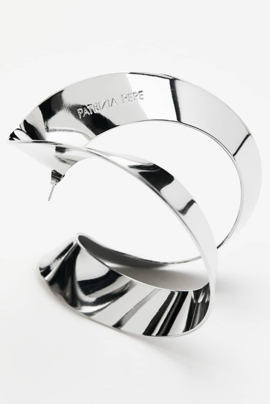 Серьги Sensual Shape, Серебристый, Patrizia Pepe