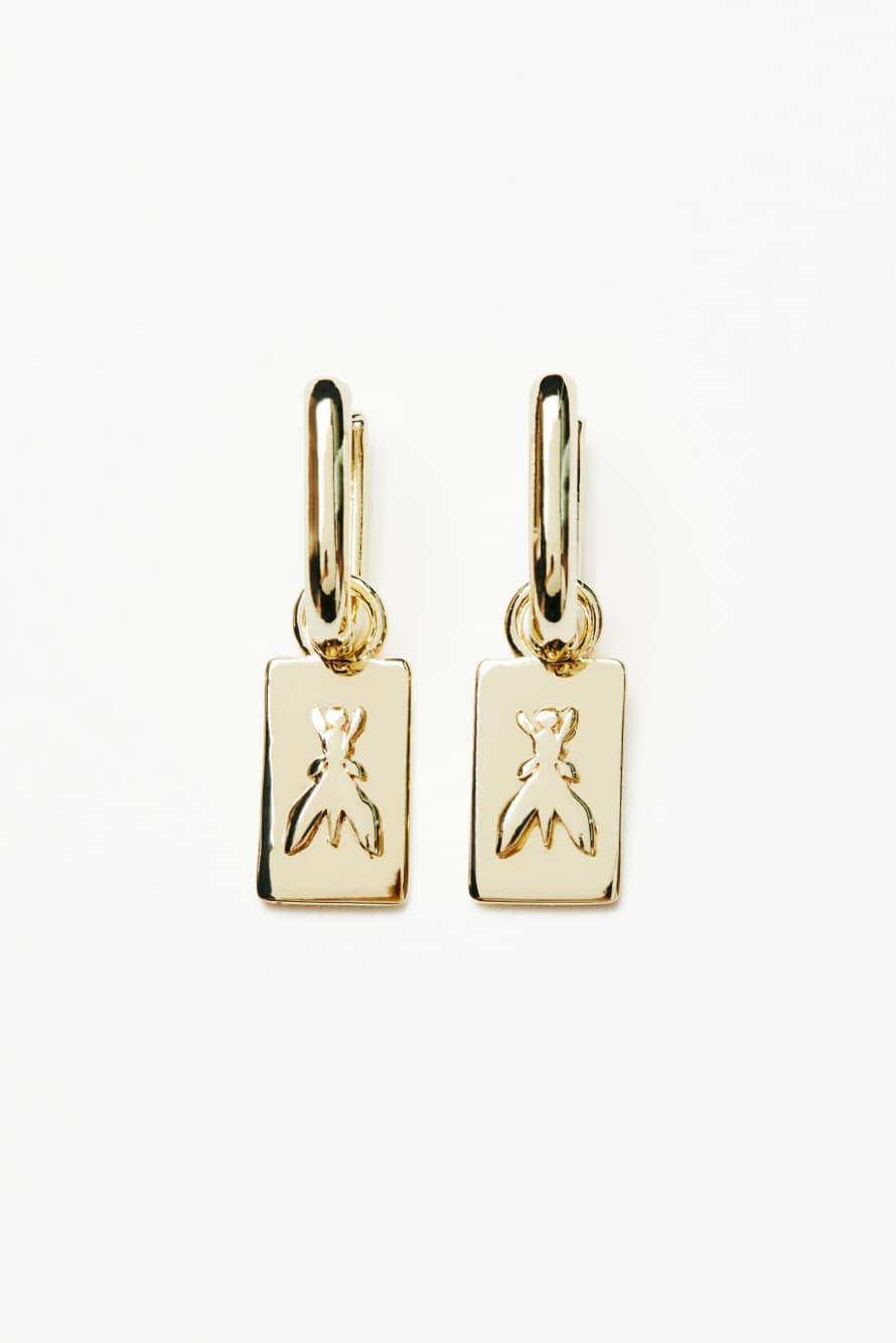 Серьги Micro Fly, Золотистый, Patrizia Pepe