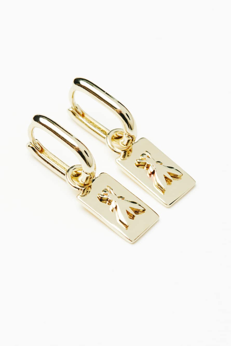 Серьги Micro Fly, Золотистый, Patrizia Pepe