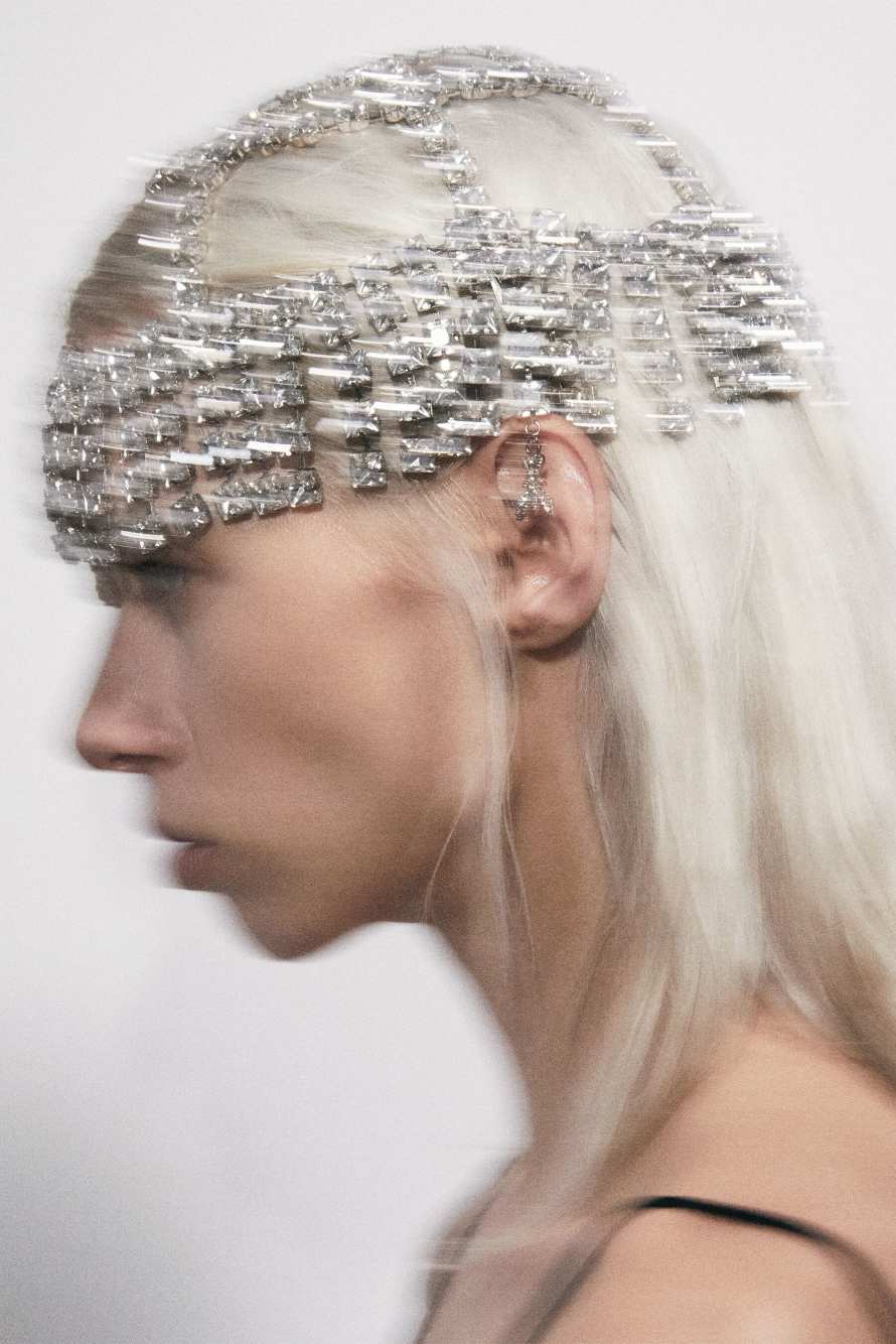 Украшение для головы Diamond Cut, Серебристый, Patrizia Pepe