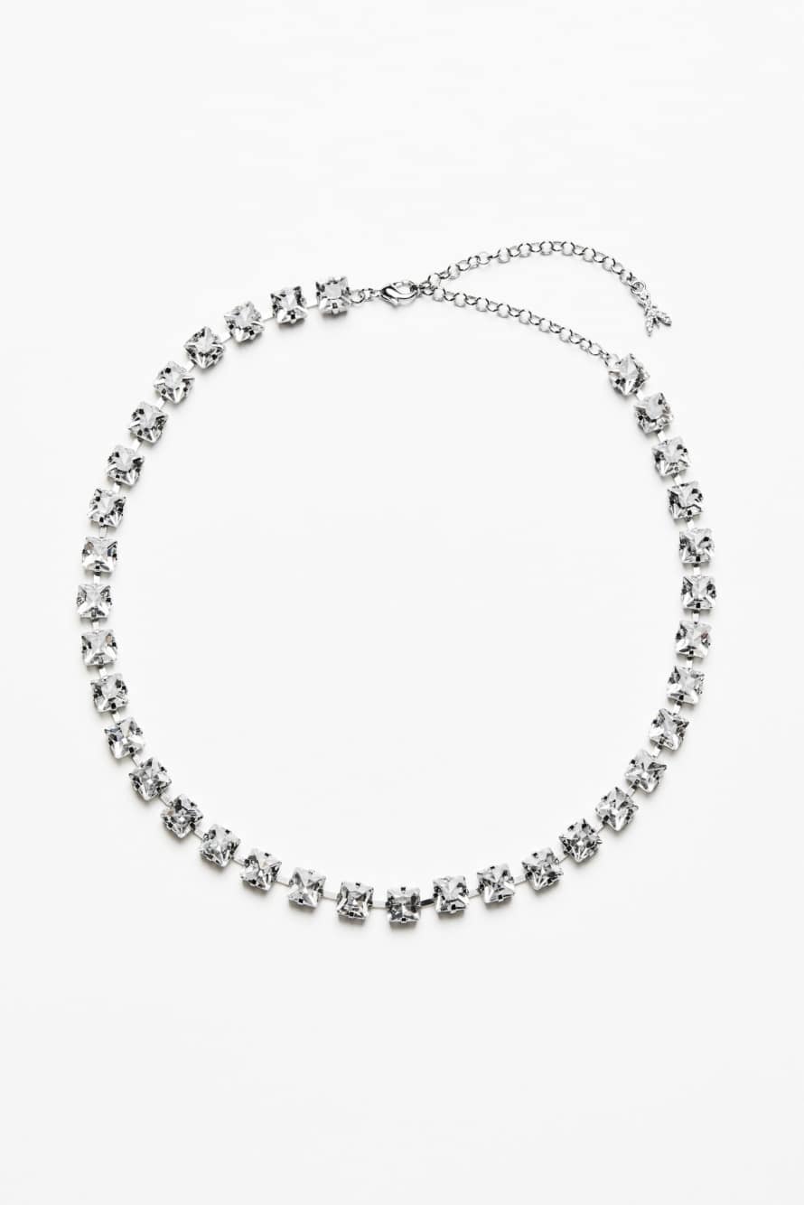Diamond Cut chocker, Silver, Patrizia Pepe