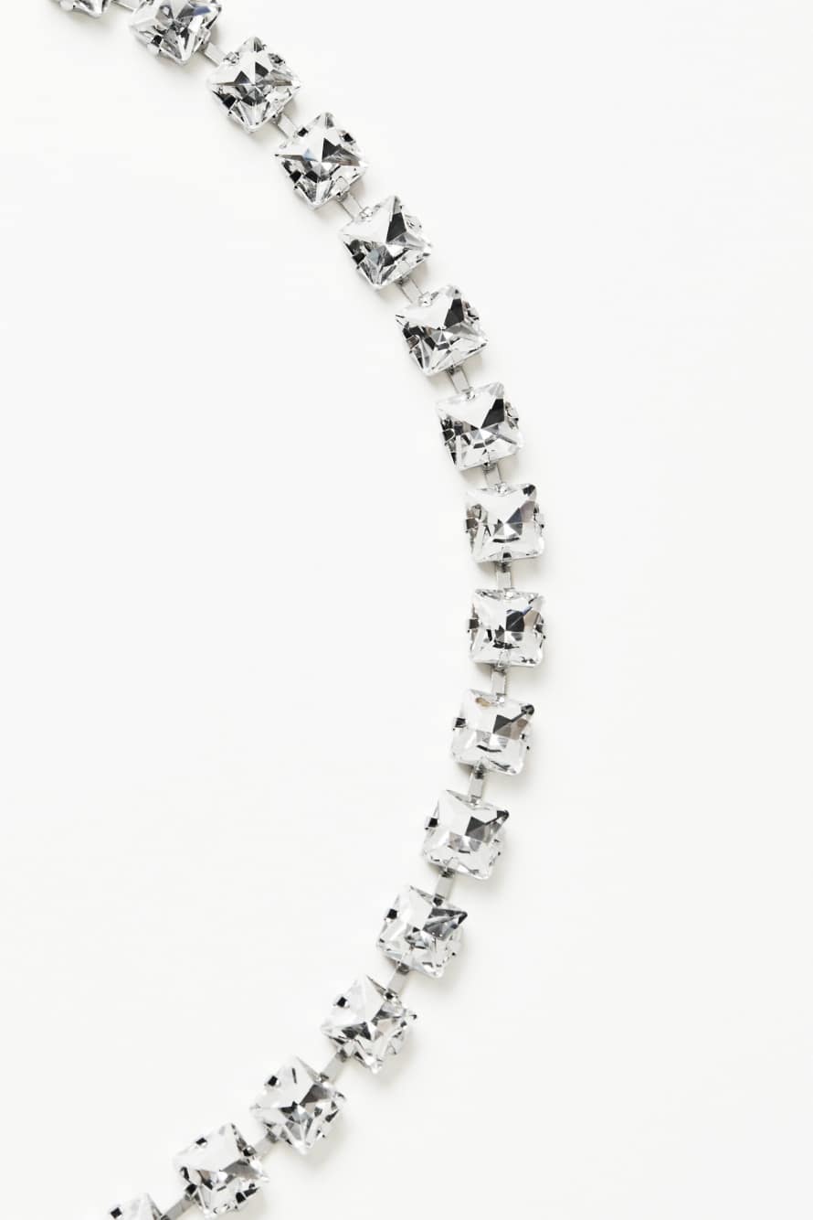Diamond Cut chocker, Silver, Patrizia Pepe
