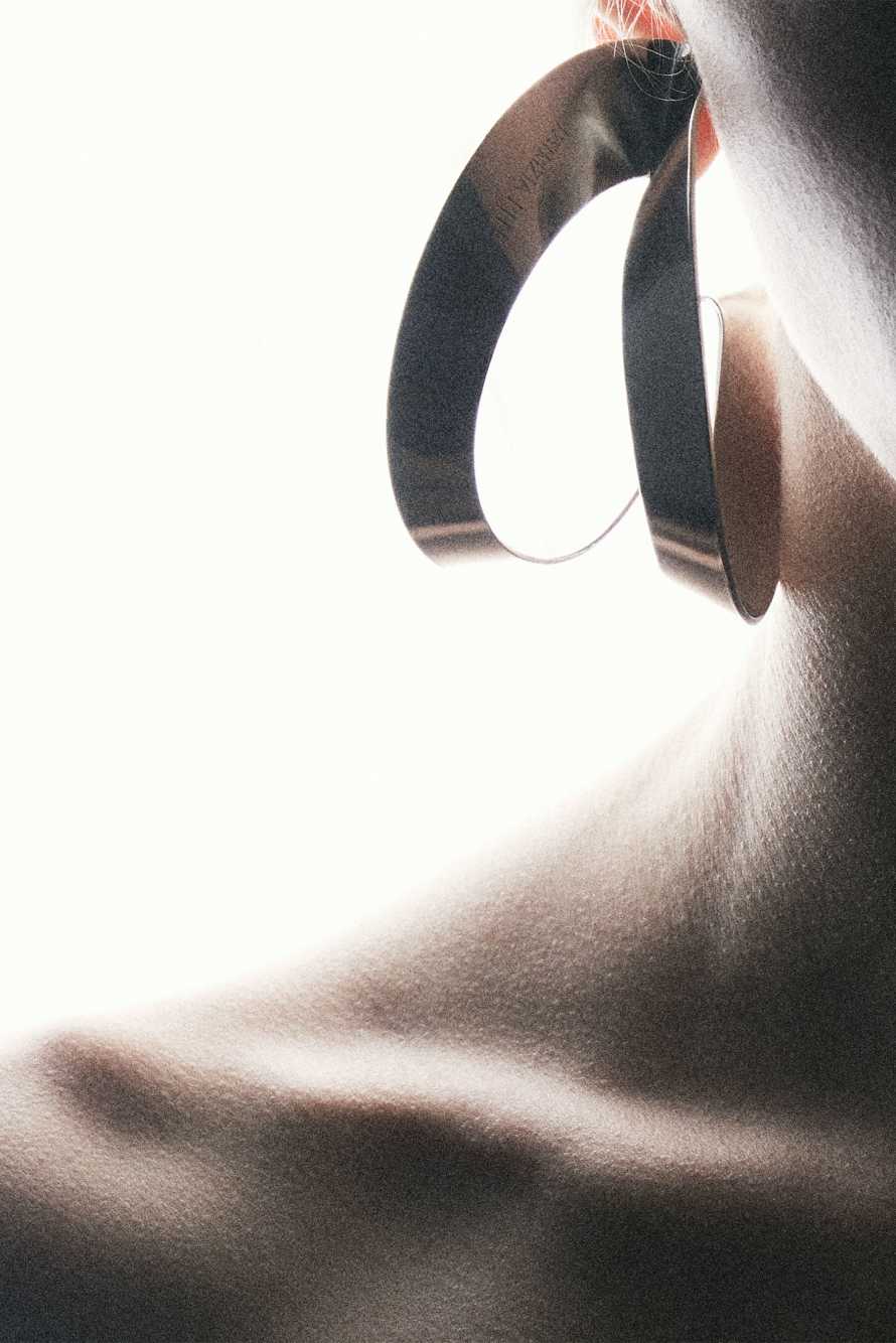 Серьги Sensual Shape, Серебристый, Patrizia Pepe