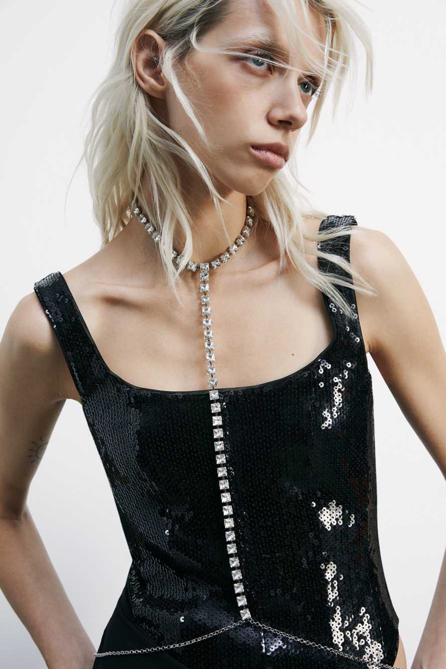 Body Jewel Diamond Cut, Argento, Patrizia Pepe