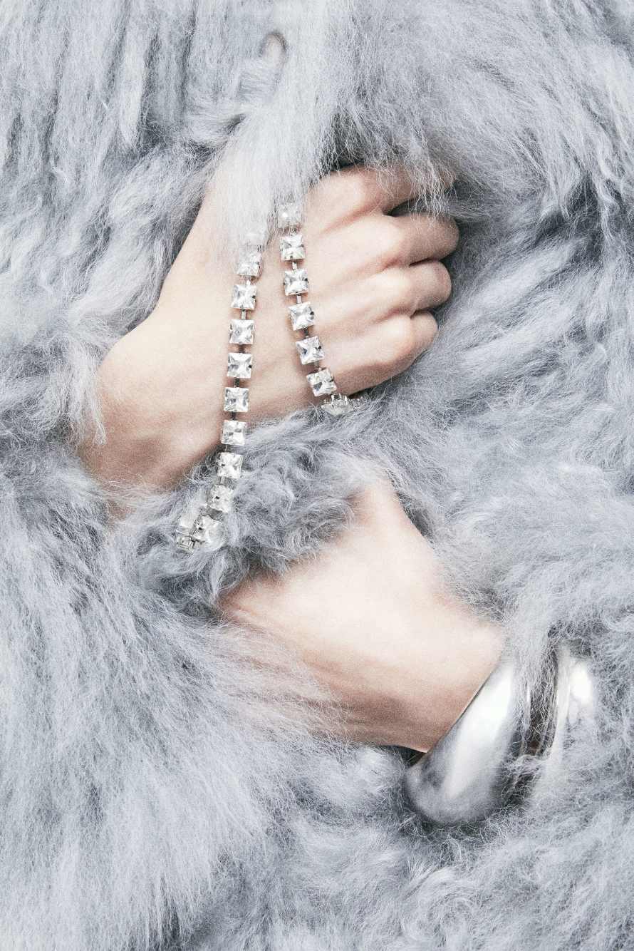 Diamond Cut chocker, Silver, Patrizia Pepe