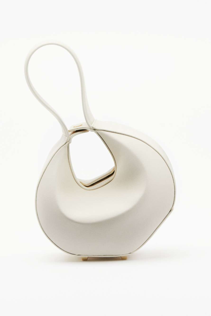 Сумка Bangle bag Hobo маленькая, Белый, Patrizia Pepe