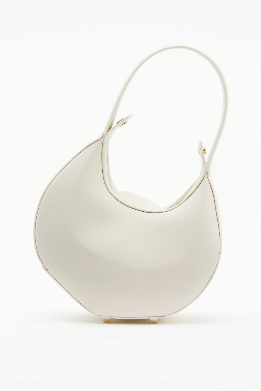 Сумка Bangle bag Hobo маленькая, Белый, Patrizia Pepe