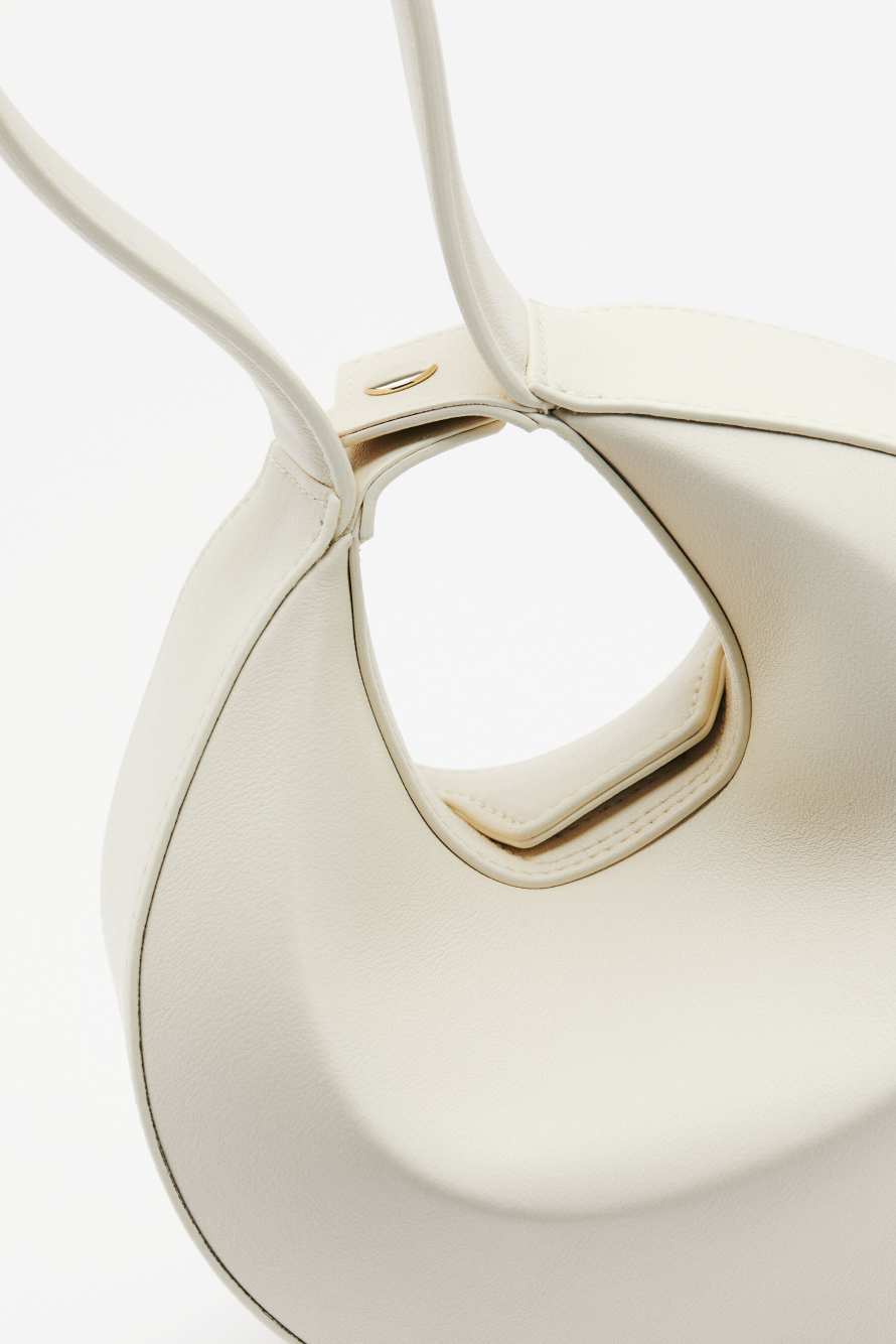 Сумка Bangle bag Hobo маленькая, Белый, Patrizia Pepe