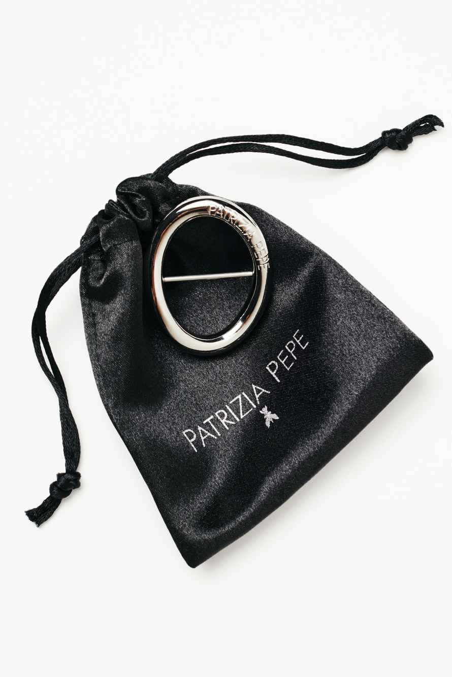 Шёлковый платок с леопардовым принтом, Абстрактная фантазия, Patrizia Pepe