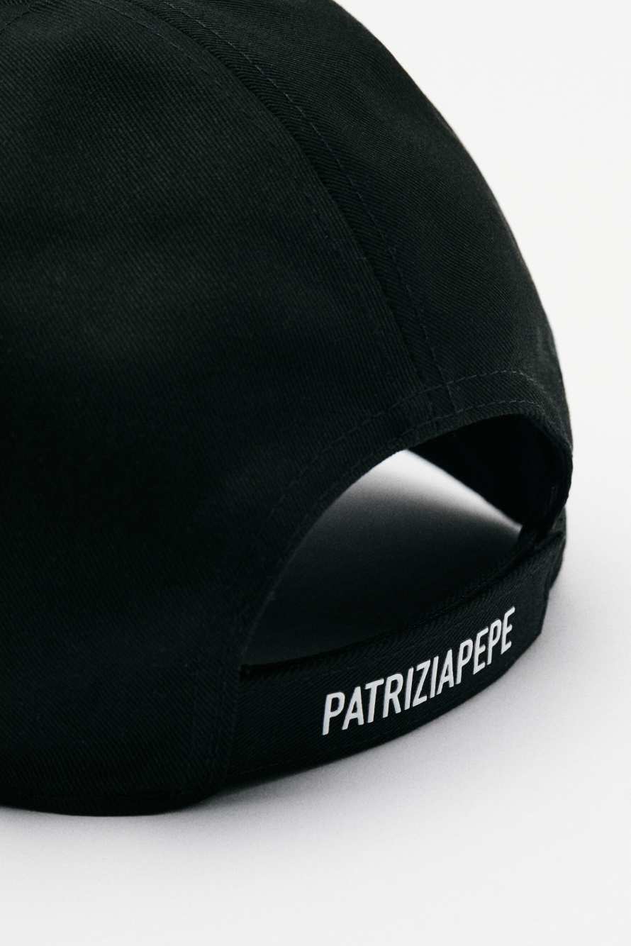 Бейсболка Fly из хлопка, Черный, Patrizia Pepe