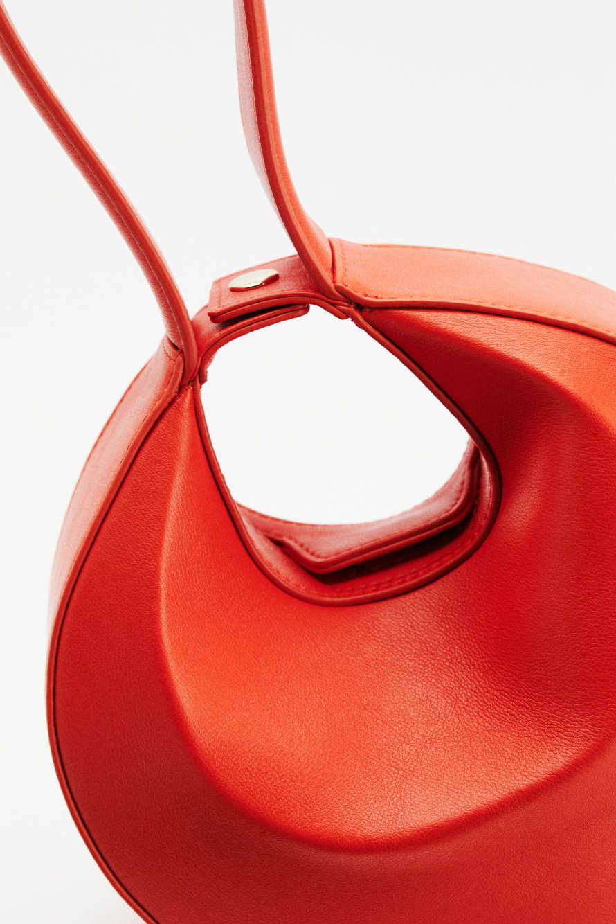 Сумка Bangle bag Hobo маленькая, Оранжевый, Patrizia Pepe