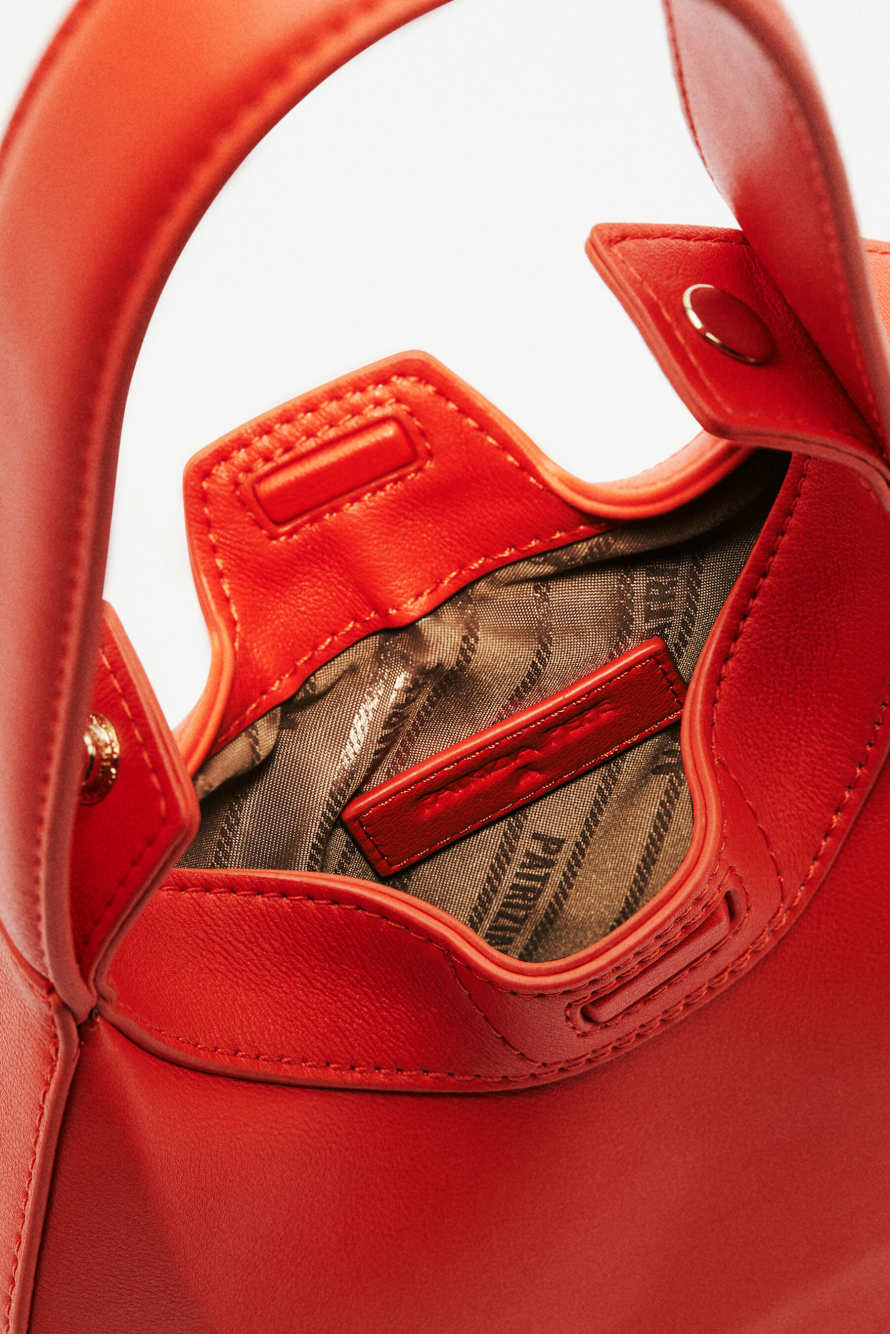 Сумка Bangle bag Hobo маленькая, Оранжевый, Patrizia Pepe