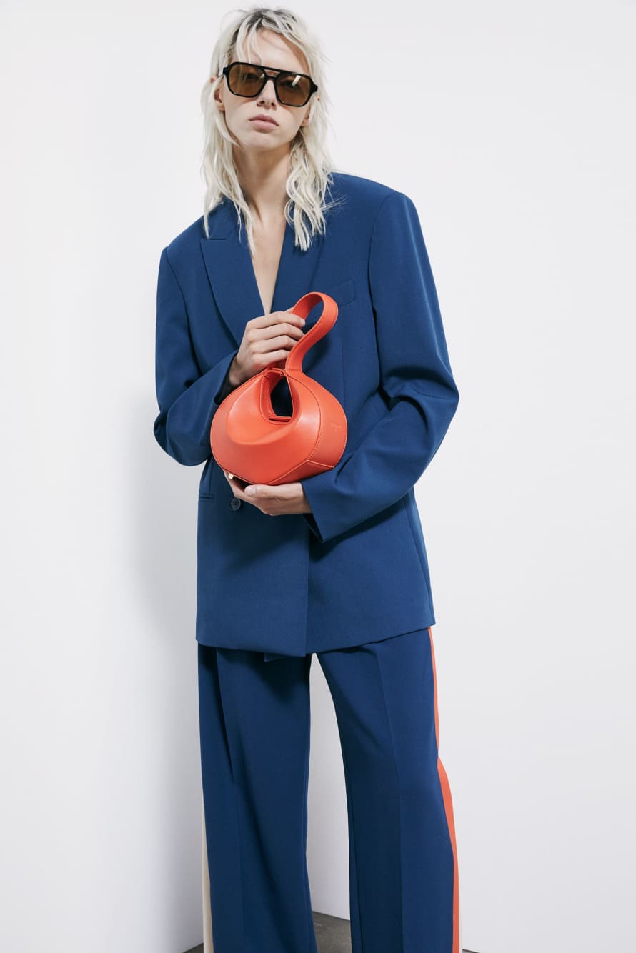 Сумка Bangle bag Hobo маленькая, Оранжевый, Patrizia Pepe