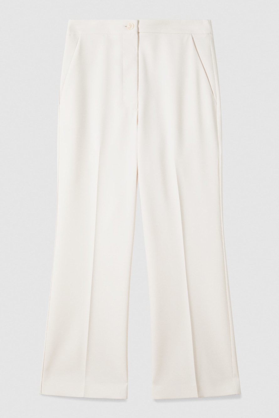 Soft crepe pants, White, Patrizia Pepe