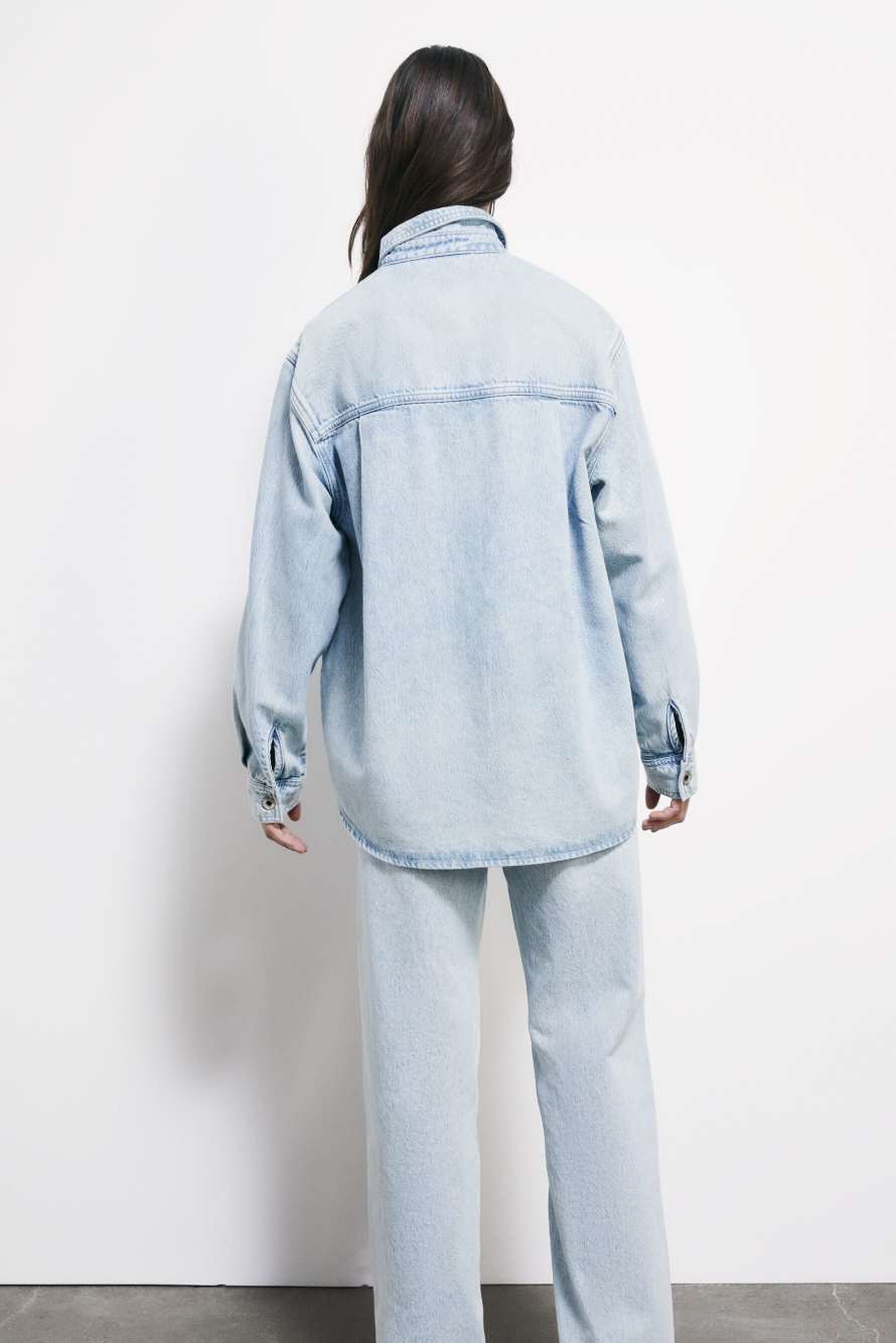 Soft denim shirt, Blue, Patrizia Pepe