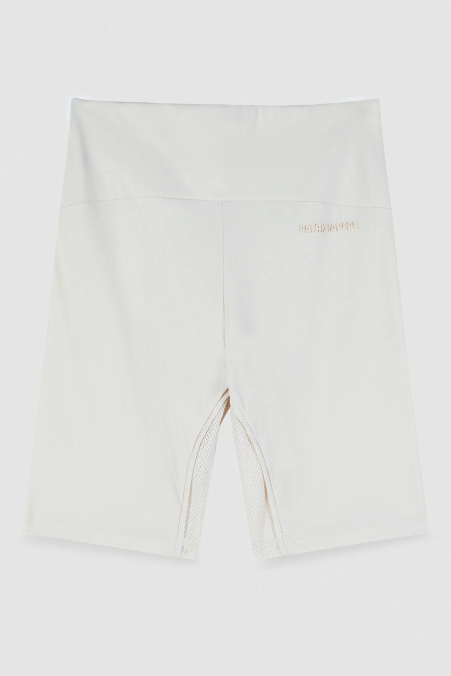 Cycling shorts in technical fabric, White, Patrizia Pepe
