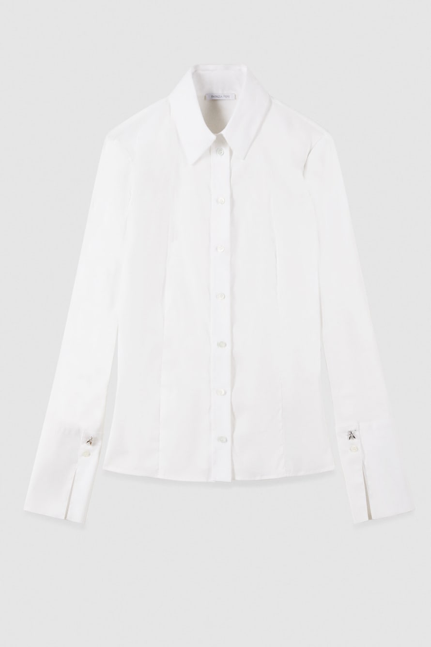 Long-sleeved shirt, White, Patrizia Pepe
