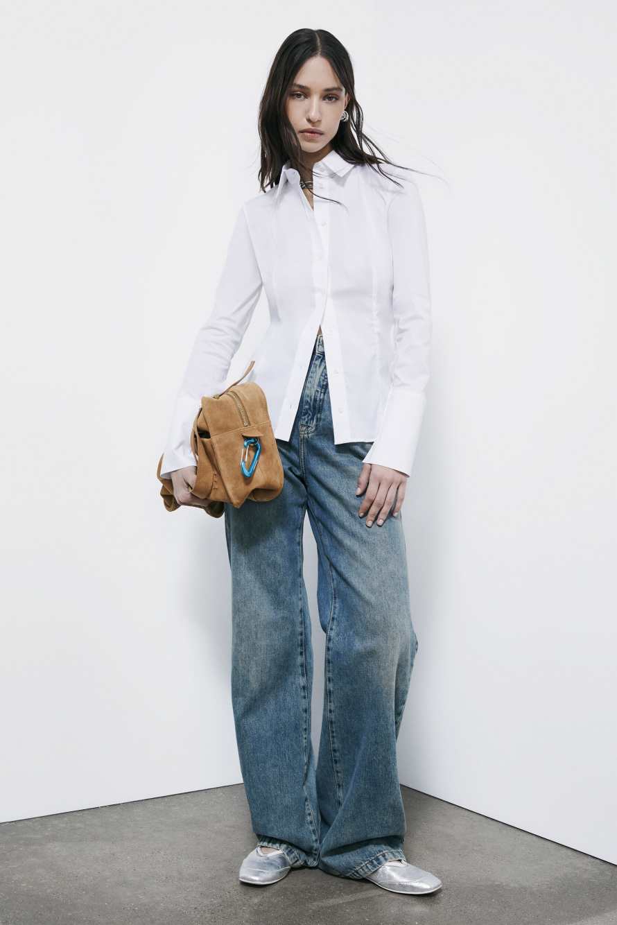 Long-sleeved shirt, White, Patrizia Pepe