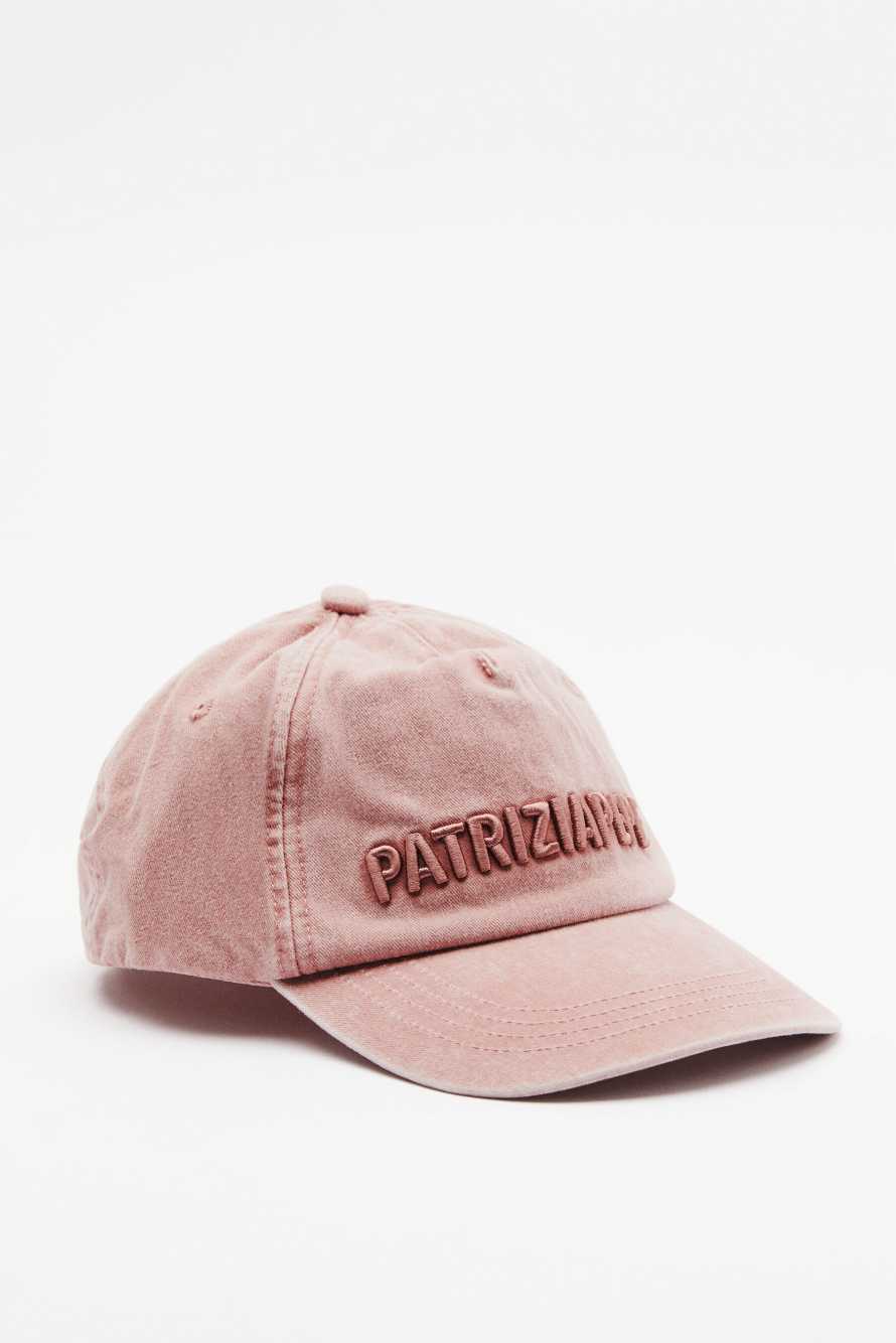Бейсболка с вышивкой, Розовый, Patrizia Pepe