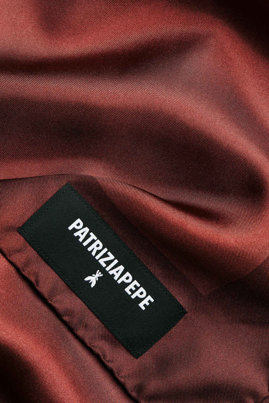 Silk scarf, Brown, Patrizia Pepe