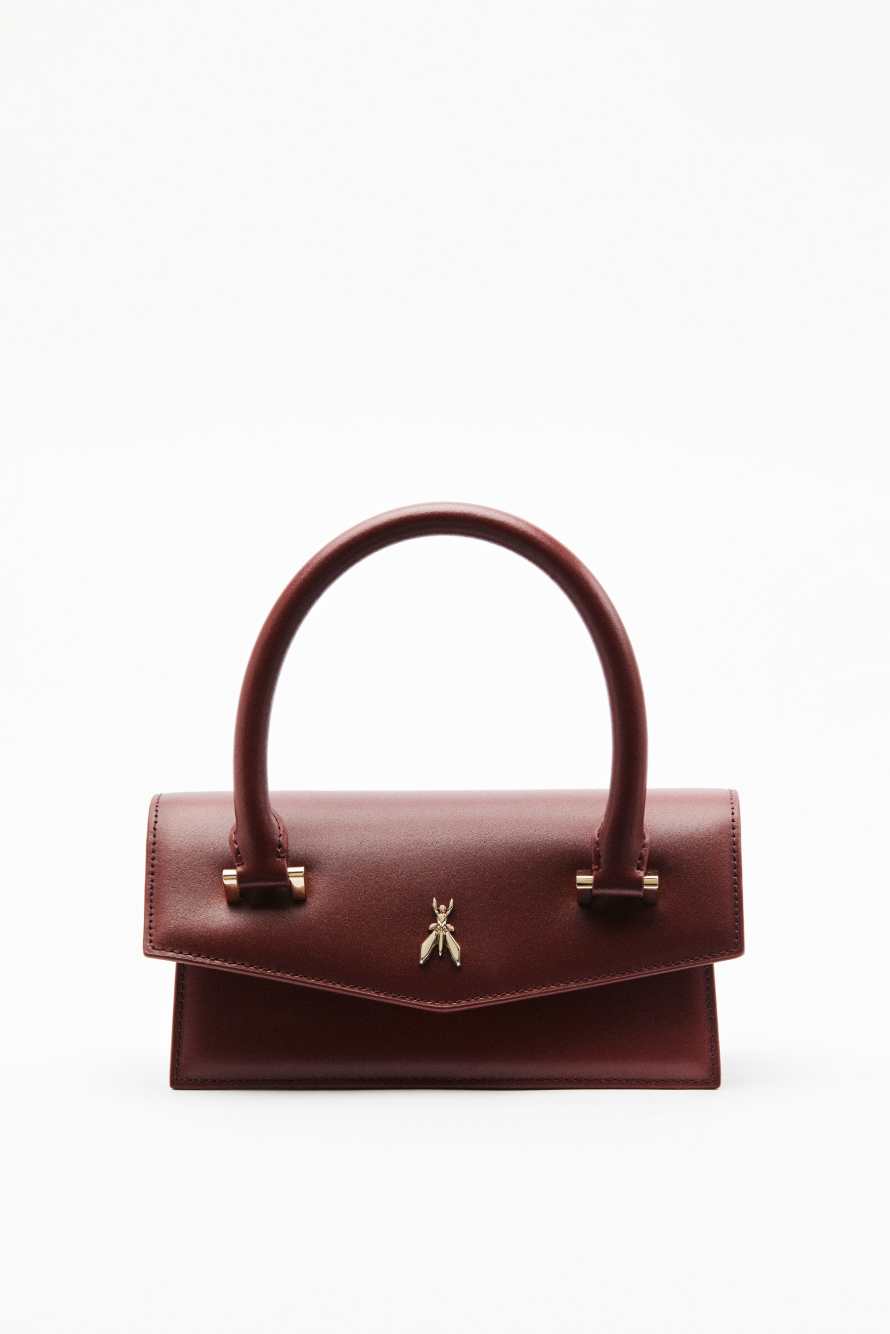 Fly Bamby shoulder bag with handles, Brown, Patrizia Pepe