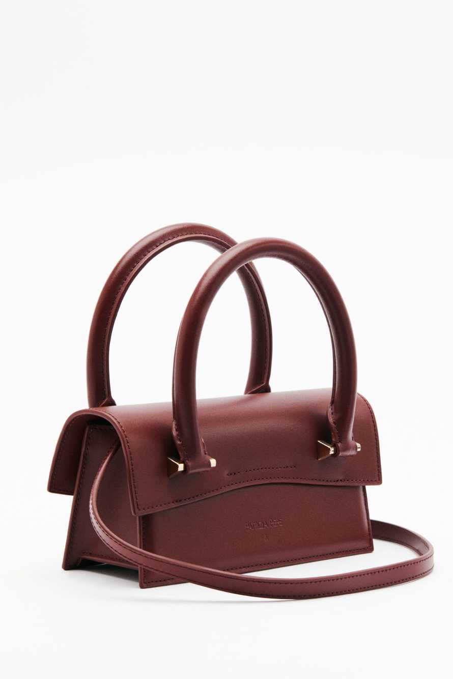 Fly Bamby shoulder bag with handles, Brown, Patrizia Pepe