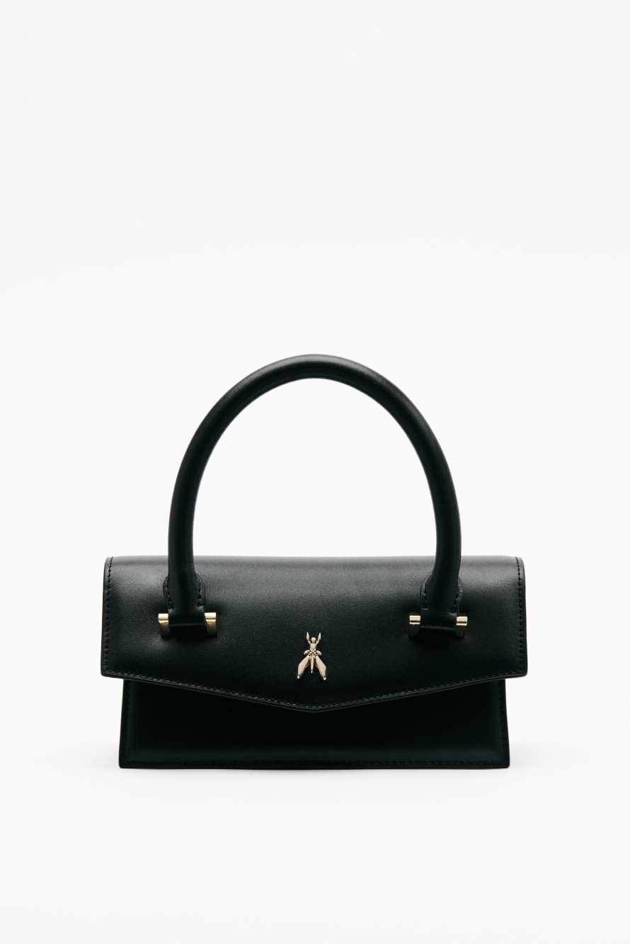 Fly Bamby shoulder bag with handles, Black, Patrizia Pepe