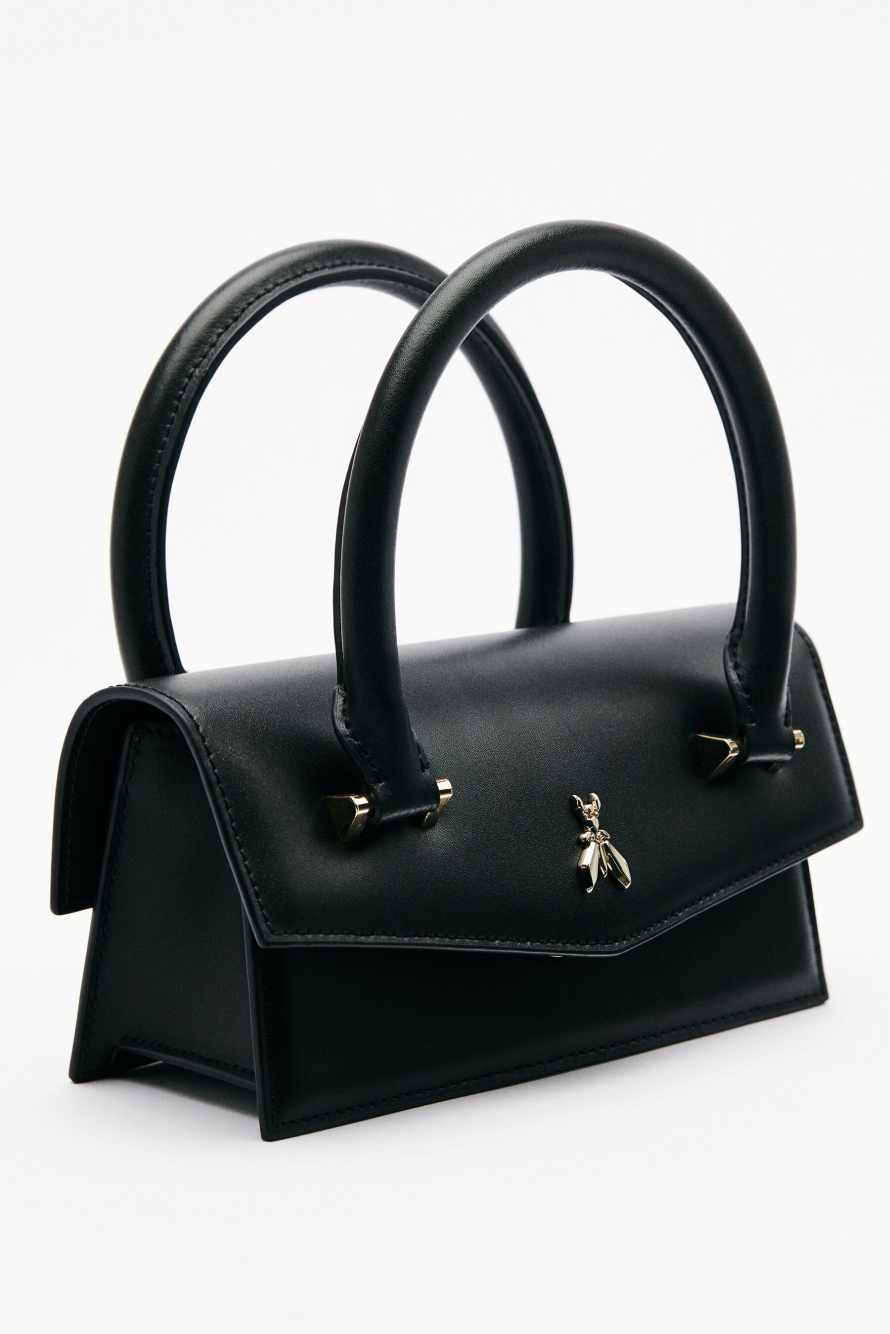 Fly Bamby shoulder bag with handles, Black, Patrizia Pepe