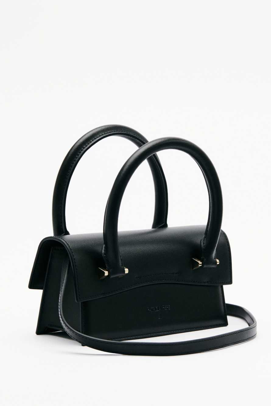 Fly Bamby shoulder bag with handles, Black, Patrizia Pepe