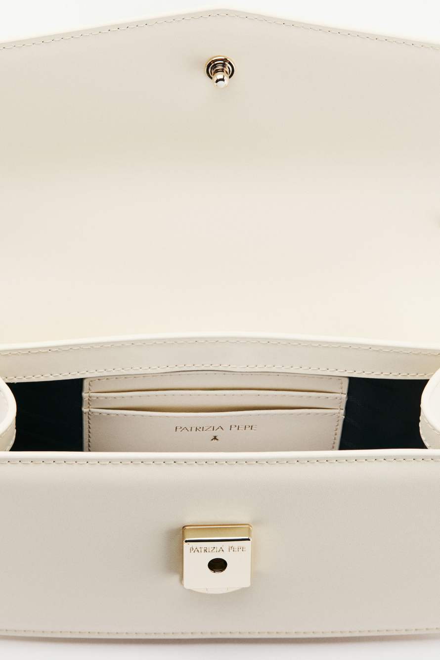 Fly Bamby shoulder bag with handles, White, Patrizia Pepe